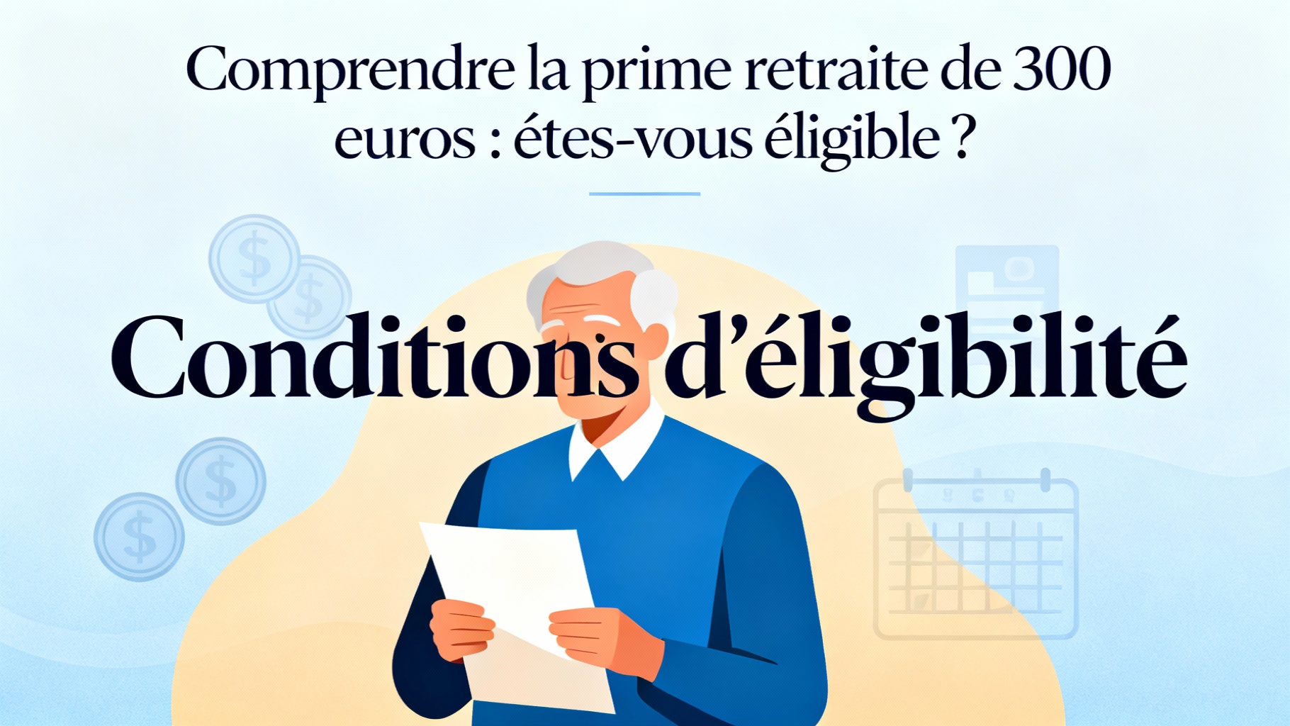 Conditions d'éligibilité