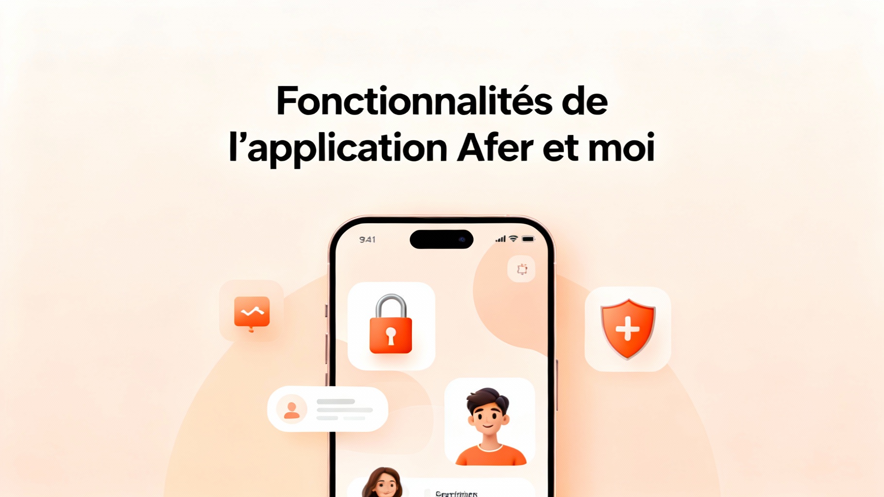 Fonctionnalités de l'application Afer et moi