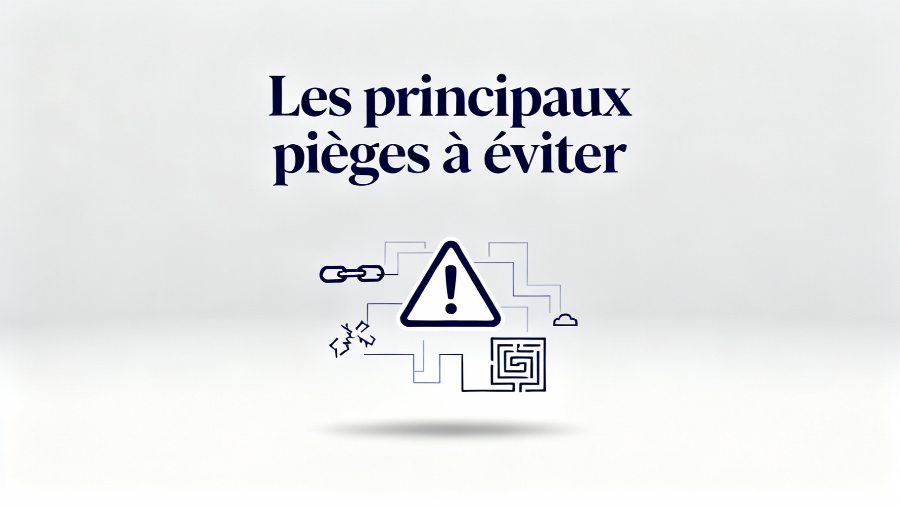 Les principaux pièges à éviter