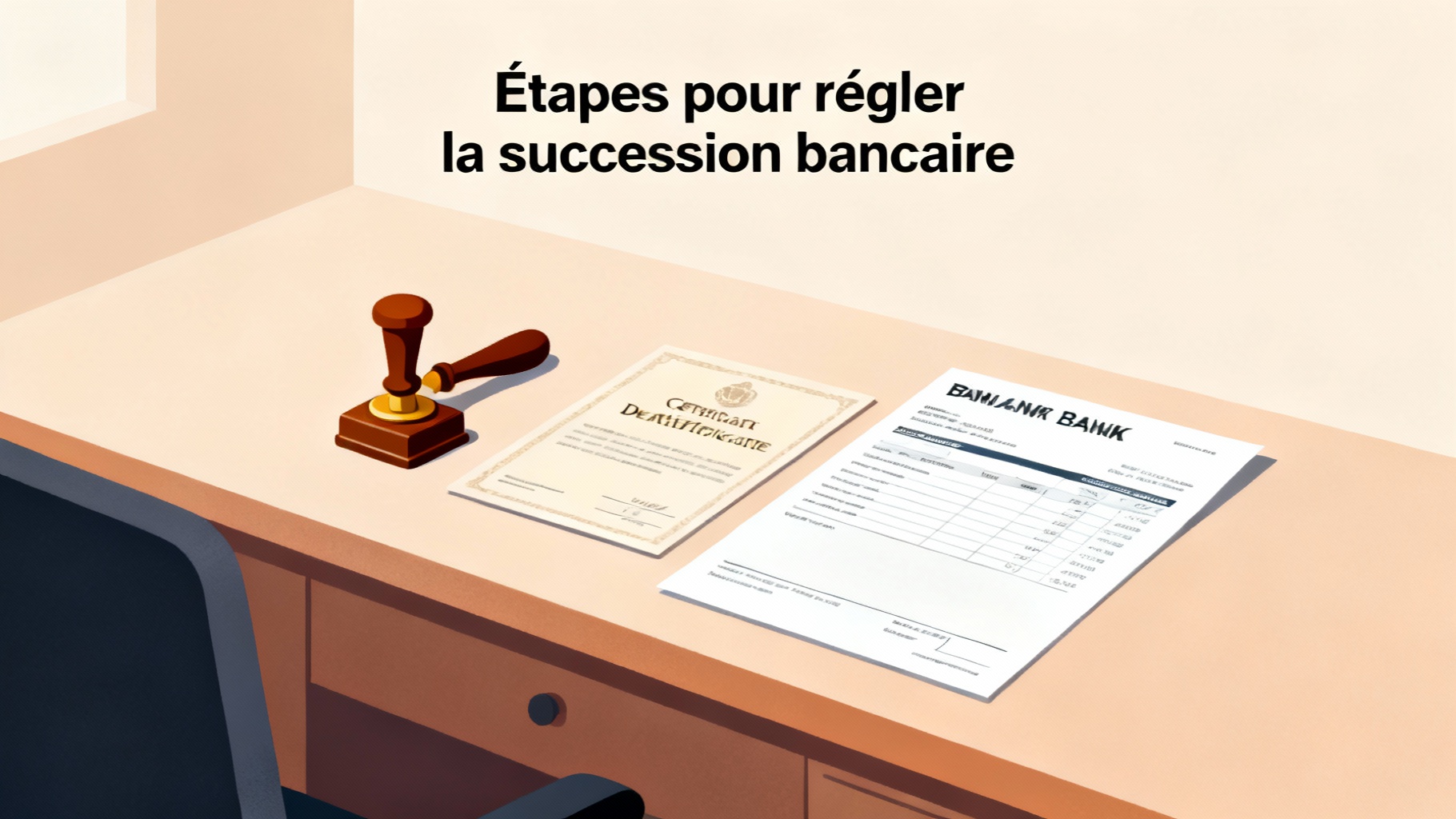 Étapes pour régler la succession bancaire