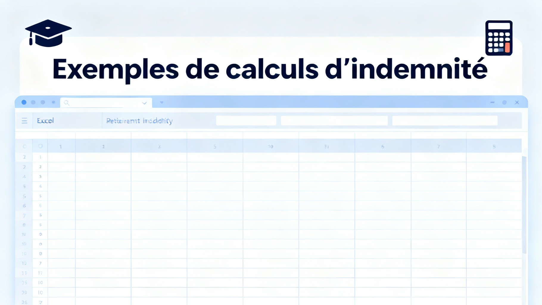 Exemples de calculs d’indemnité