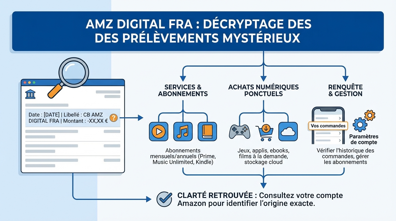 Comment gérer un prélèvement Amz Digital FRA ?