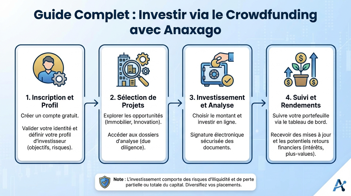 Le crowdfunding avec anaxago : guide complet pour investir 1 Comment investir avec Anaxago ?