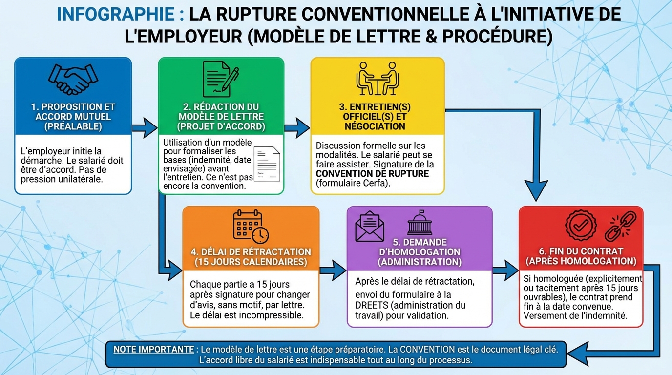 Modèle de lettre de rupture conventionnelle
