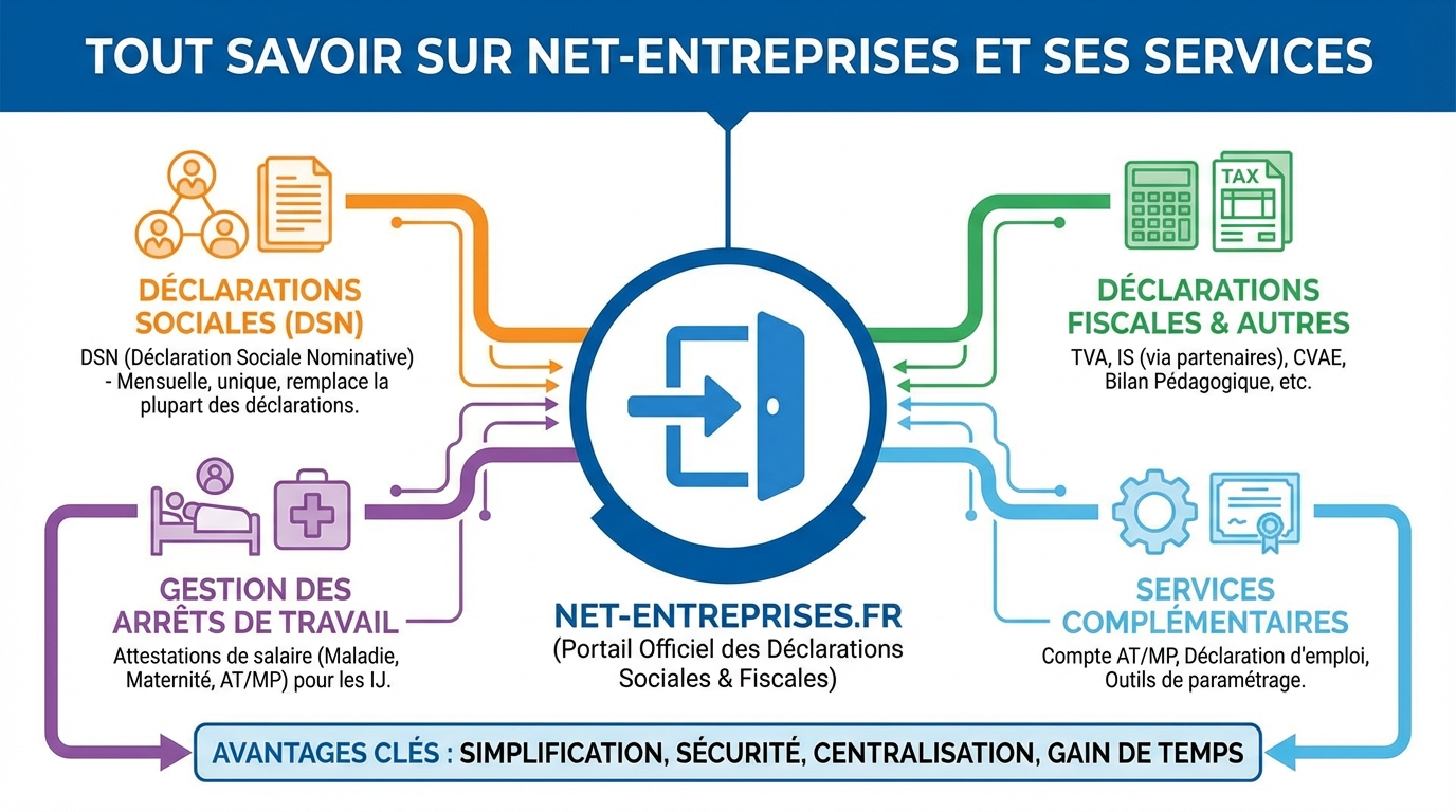 Tout savoir sur net entreprise et ses services 1 Comment utiliser net entreprise ?