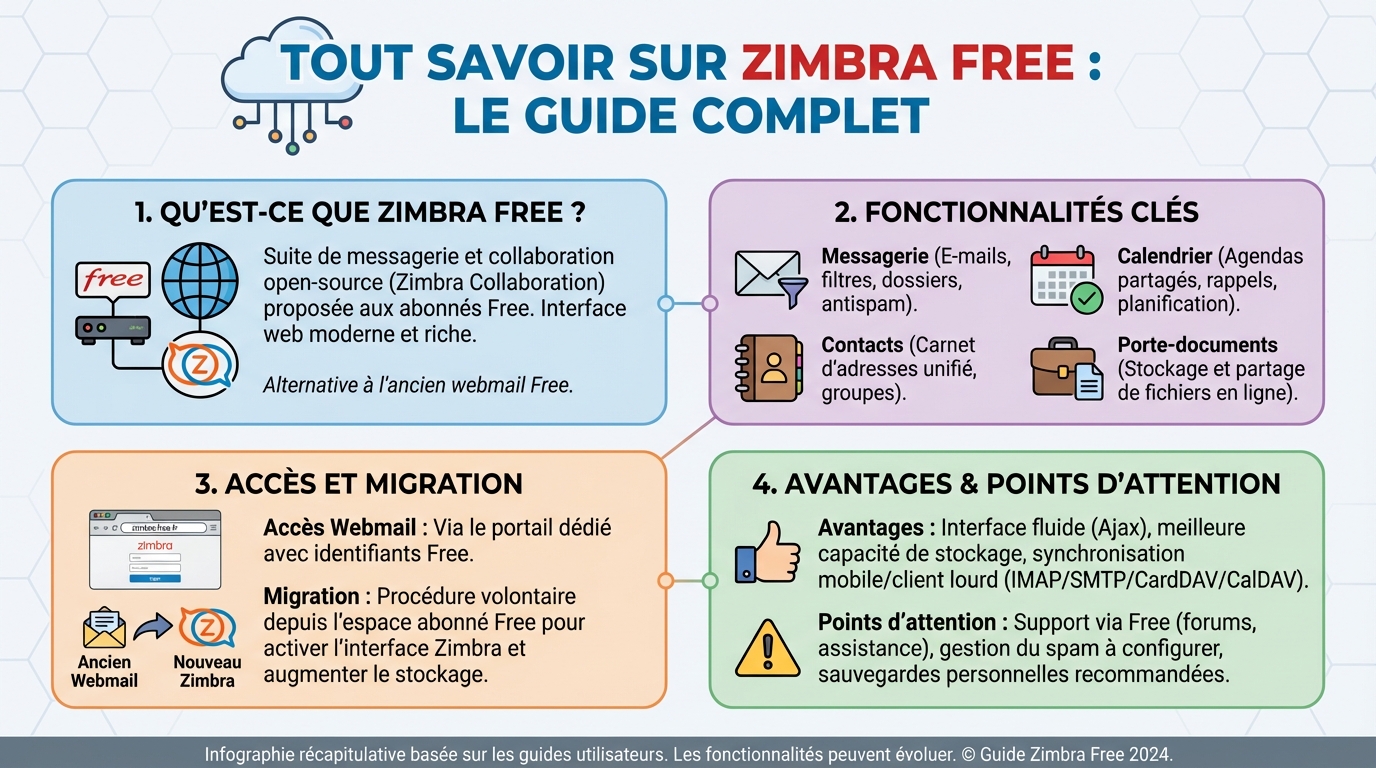 Tout savoir sur zimbra free : le guide complet 1 Fonctionnalités principales de Zimbra Free
