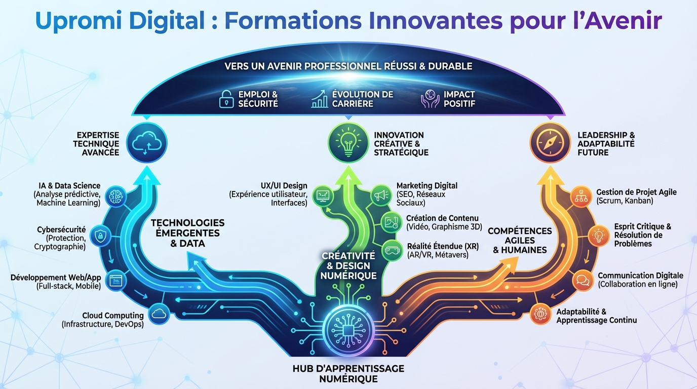 Upromi digital : formations innovantes pour l'avenir 1 Les formations proposées par Upromi